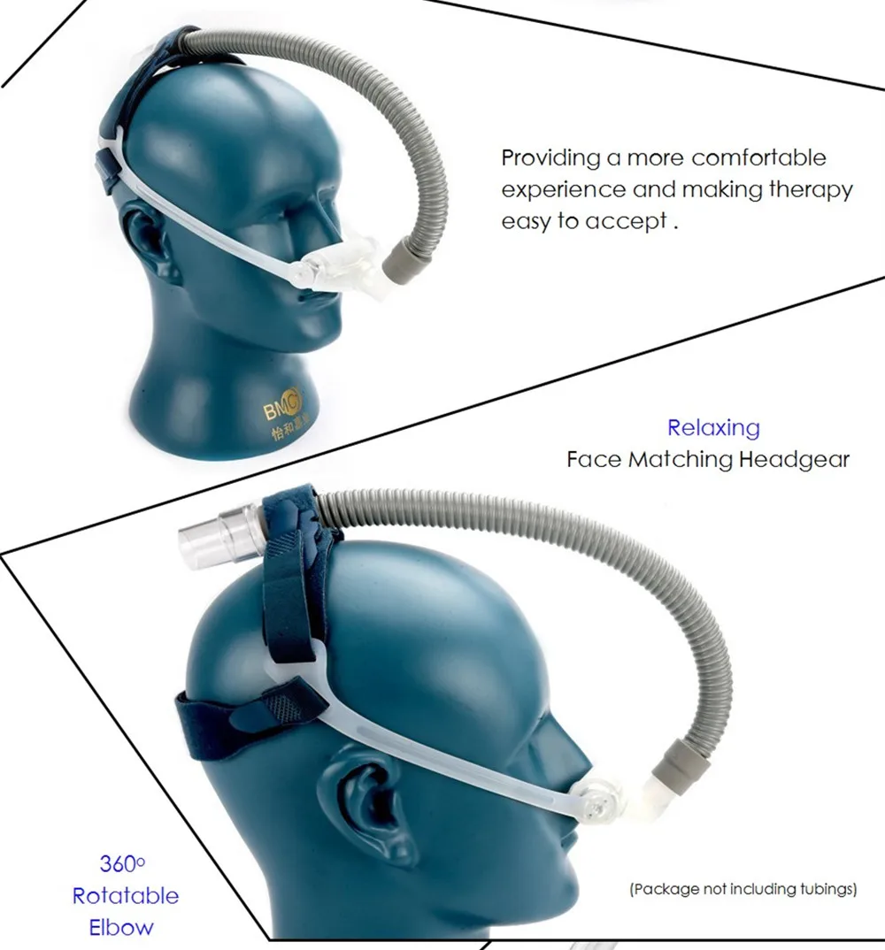 DOCTODD носовая Подушка Маска CPAP Подушка системы маска для против храпа апноэ копд с бесплатным головным убором SML универсальные размеры