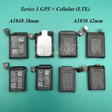 Часы серии 3 gps+ cellular(LTE) батарея 38 мм A1848 Real 279 мАч, 42 мм A1850 Real 352 мАч Новая батарея