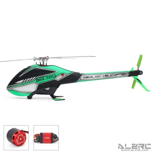 ALZRC-Devil 380 Быстрый TBR комплект-серебро- 380 мм - Цвет: green combo version