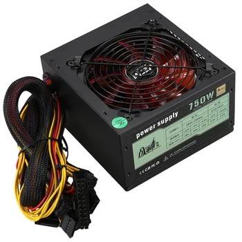 

550W Quiet with Fan ATX 12V 4/8-Pin PC Power Supply Modular SLI Illuminated Fan for High-End Computer Configuration PC
