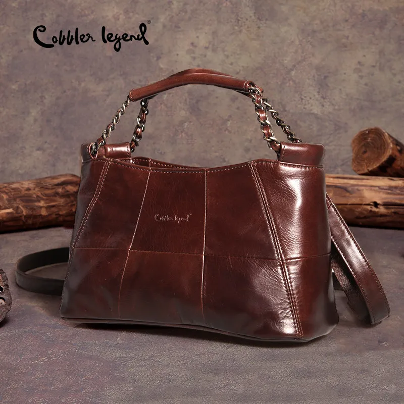 Cobbler Legend сумка женская натуральная кожа Роскошные Аутентичные сумки