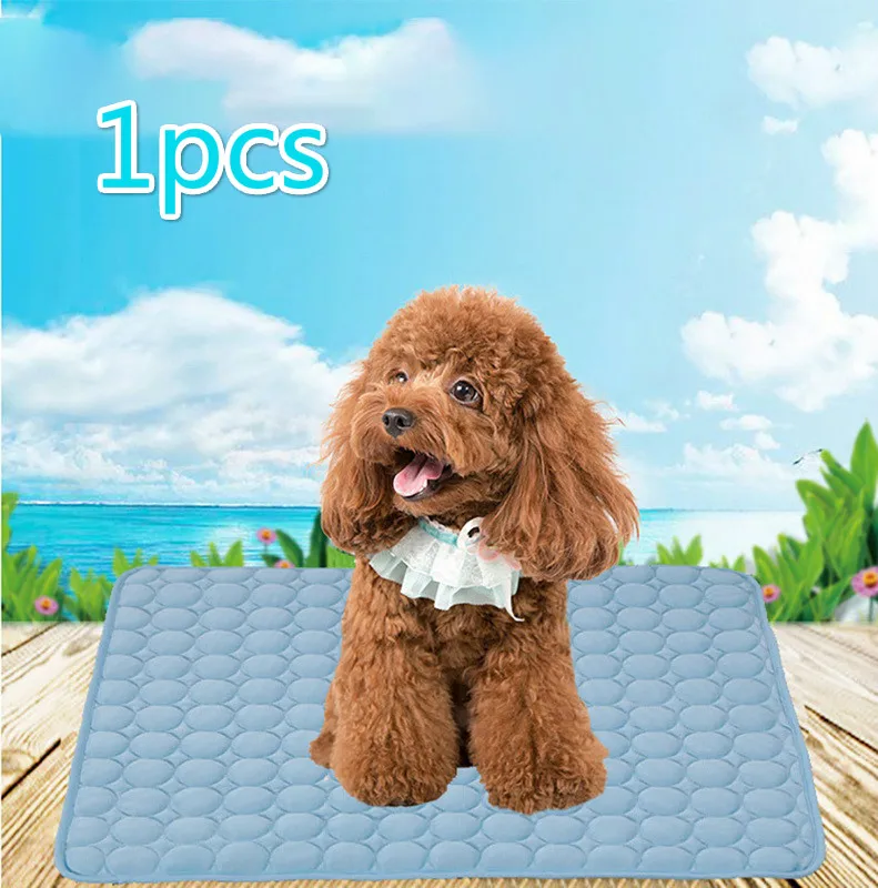 

SUEF 1pcs Summer cat and dog ice pad mattress sofa cushion cool blanket portable camping trip sleeping pet accessories@02