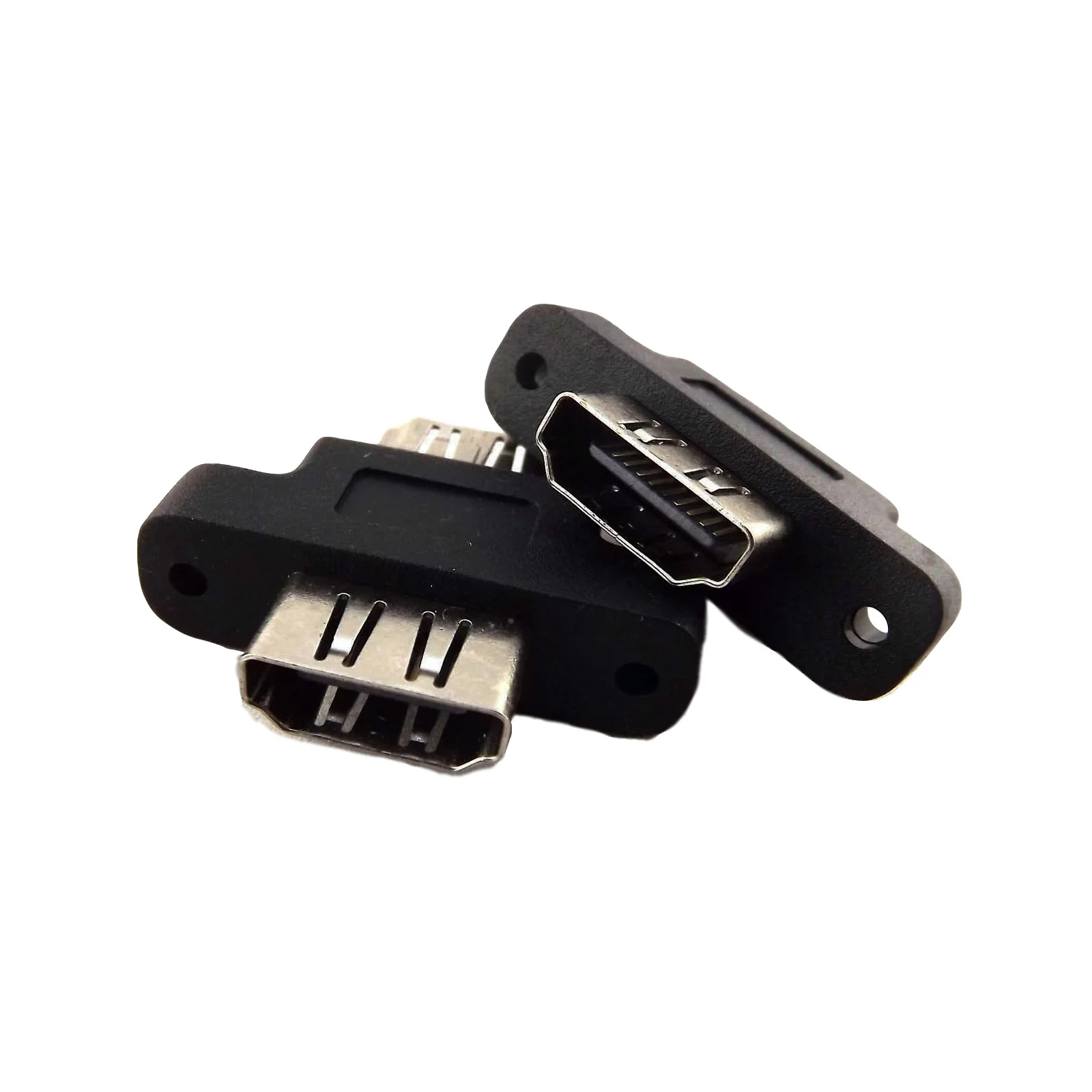 2 шт HDMI Женский к HDMI 1,4 Женский адаптер для монтажа на панель муфта разветвитель, преобразователь для 1080P