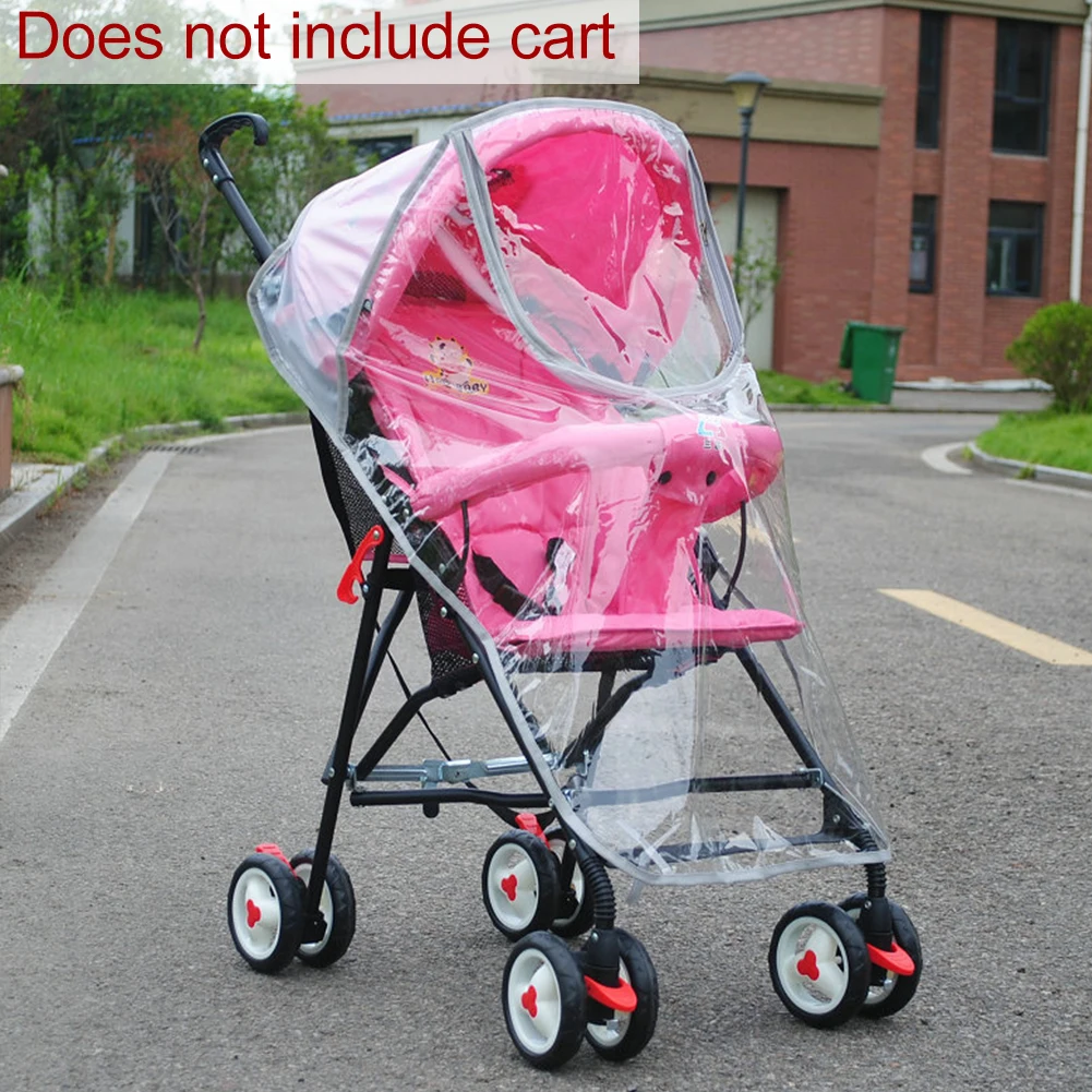 С защитой от ветра Детские коляски Портативный ПВХ детские Аксессуары для колясок путешествия Водонепроницаемый Практичная