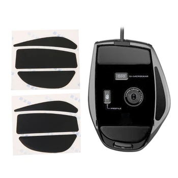 

2 Sets 0.6mm Thickness Replacement Mouse Feet Mouse Skates for Logitech G9 G9X B2QA