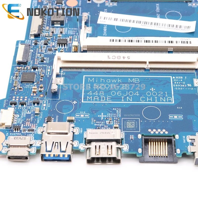 NOKOTION 15208-2 448.06J04.0021 NB. G7A11.003 основная плата для acer aspire V3-372 V3-372T Материнская плата ноутбука SR2EX Pentium 4405U