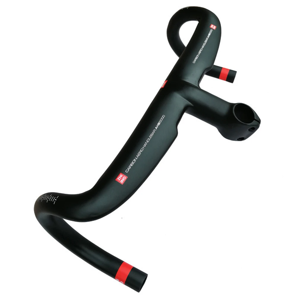 

2020 New Integrated Full Carbon Road Bike Handlebar With Computer Mount Bike Handle Bent Bar Inner Routing 400-440*80-120mm