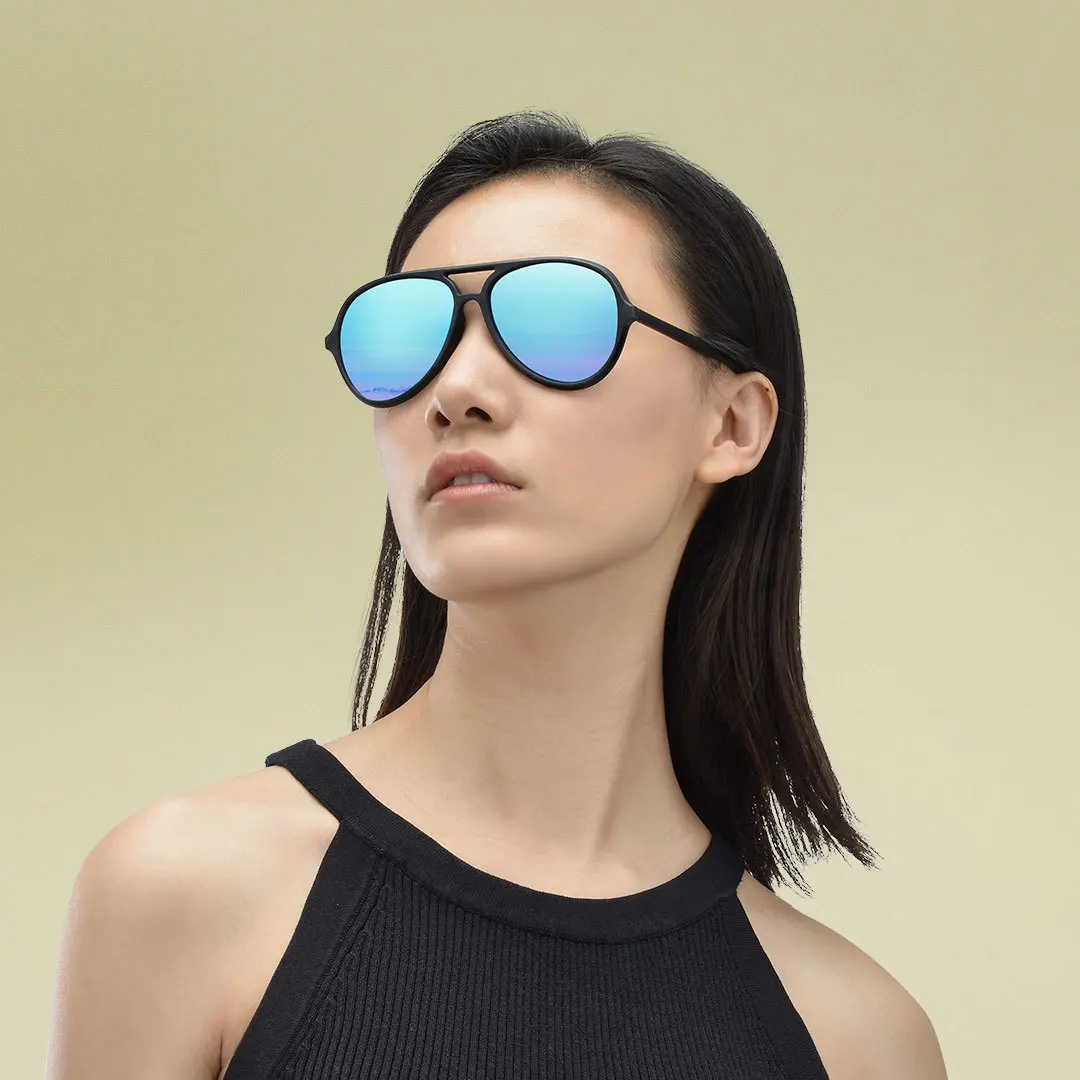 Xiao mi JIA mi home Ts Ice Blue Pilot Солнцезащитные Очки стильные модные Tac поляризационные линзы большая зеркальная оправа Xio mi для подарка путешествия