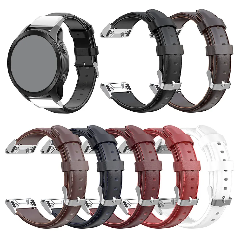 Универсальный 26 мм ремешок на запястье для Garmin Fenix5X ремешок для часов ретро кожаный ремешок для часов Ремешок для Garmin Fenix5X ремешок для часов