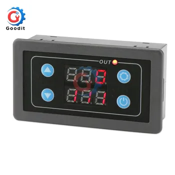 

5V 12V 24V 110V 220V Digital Time Relay Module Dual Display Time Delay Relay Timer Switch Power Control for Car Home LED Light