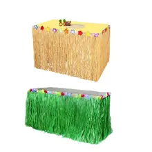 Гавайская домашняя юбка для пикника, декоративные шары, юбка для стола, кухонные платья, товары для дома