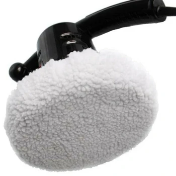

5pcs Car Polishing Buffing Waxing Bonnet Pad Cover Elastic Imitation Lambskin
