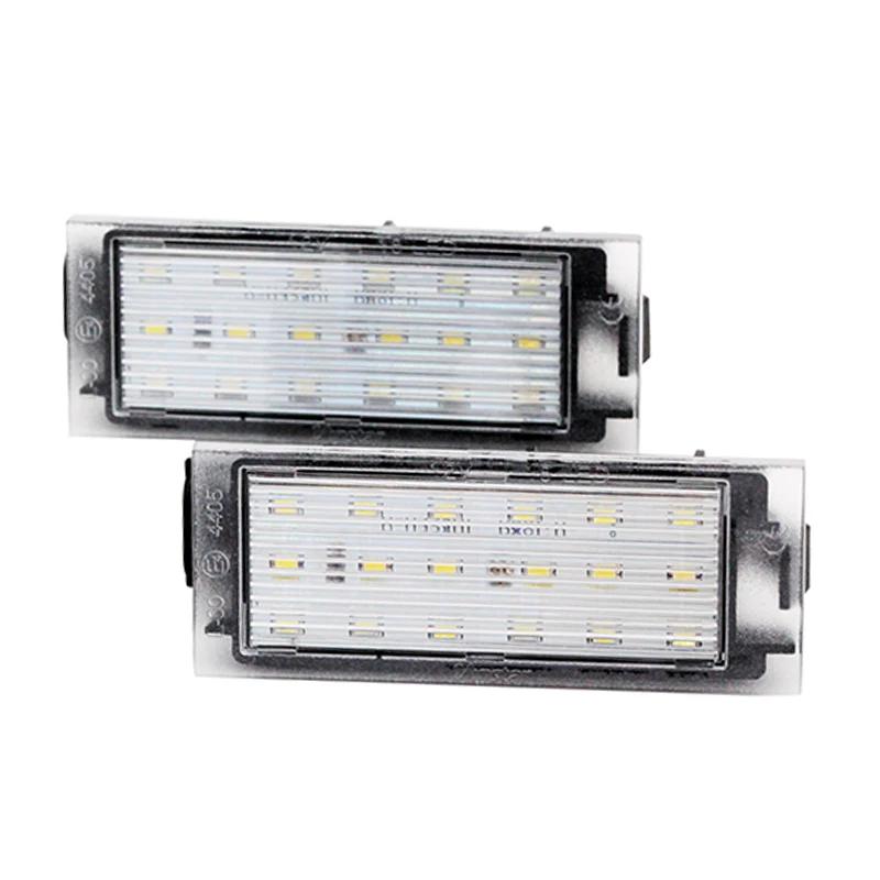 

18# High Quality SMD LED for Nissan Interstar/NV400 Opel Movano Car Accessories 2Pcs/set LED License Number Plate