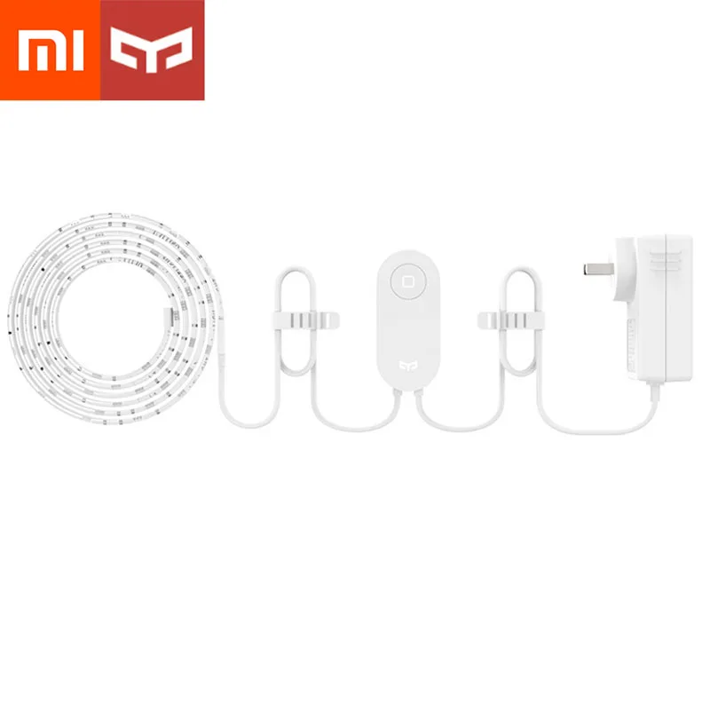 Yeelight RGB LED 2M Smart Light Strip Smart Home for Mi Home APP WiFi Works with Alexa Google Home Assistant 16 Million Colorful - Цвет: US Plug