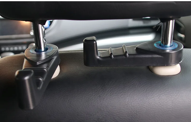 Heart Washboard Automotive Headrest Hook Seat Headrest Clothes Hook 2-Color One-piece Set X-5010