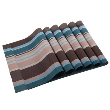 

Washable Placemats Heat Insulation Non-slip Table Mats for Kitchen Dining Set of 6