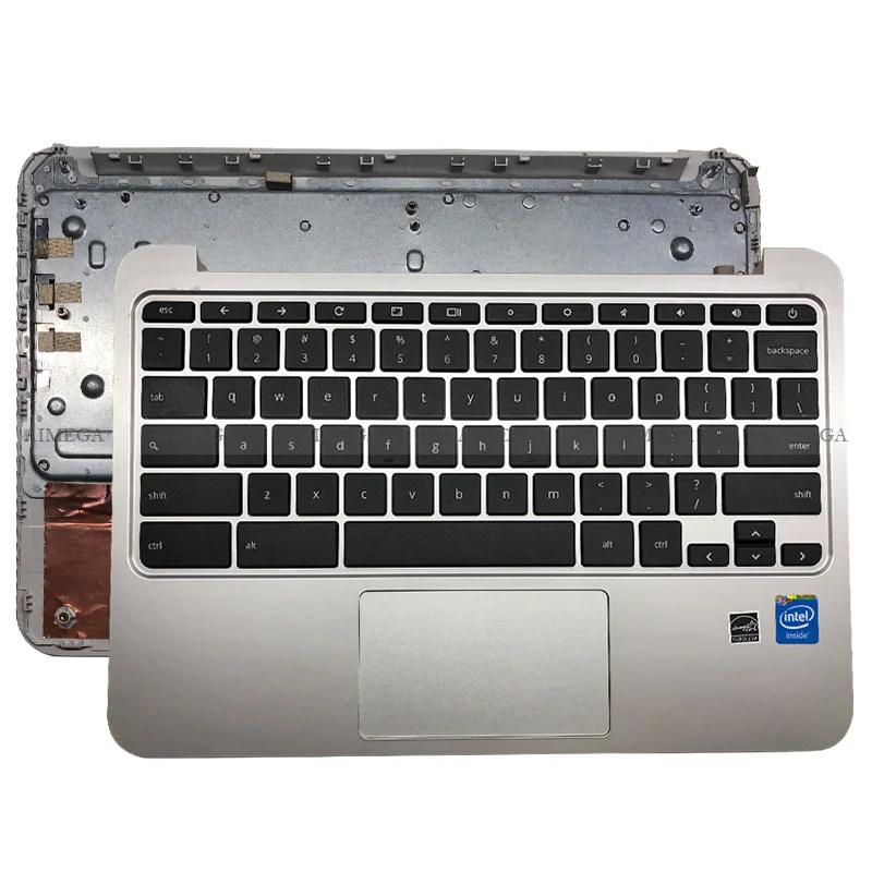 

Оригинальный ноутбук для HP Chromebook 11 G3 G4, подставка для рук, верхний чехол с клавиатурой Touc hp ad Silver 788639-001