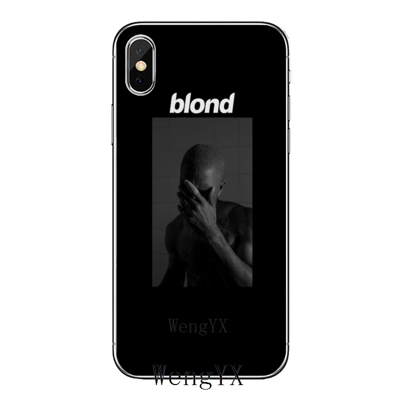 Для iPhone 11 pro XR X XS Max 8 7 6s plus SE 5S 5c iPod Touch 5 6 прозрачный чехол Бесконечный рисунок Frank Ocean блондинка - Цвет: Ocean-Blonde-A-09