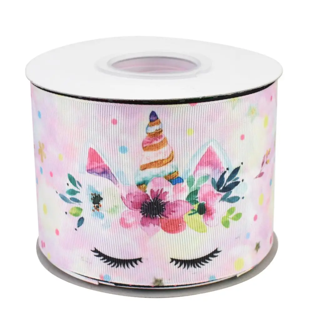 HSDRibbon 16 мм 22 мм 38 мм 50 мм 75 мм Печатные hsd-дизайн HT Grosgrain ленты 50 ярдов/рулон