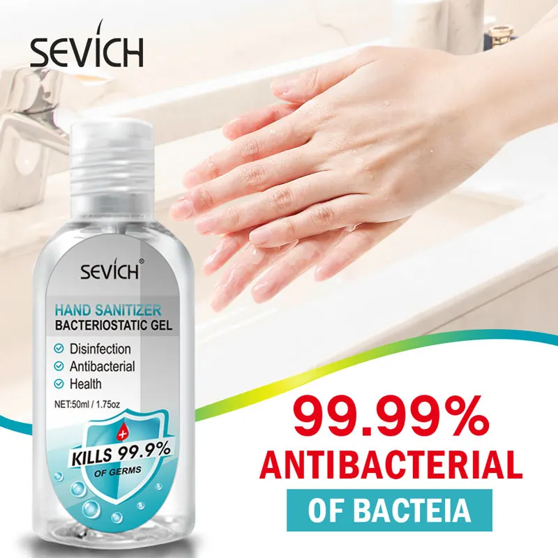Sevich 50ml 99.9% Antibacterial Gel Travel Portable Antibacterial Hand Sanitizer Disposable Disinfection Gel Wipe Out Bacteria Sevich 50ml 99.9% Antibacterial Gel Travel Portable Antibacterial Hand Sanitizer Disposable Disinfection Gel Wipe Out Bacteria