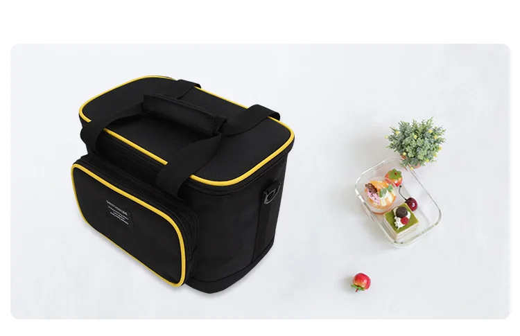 Tello Leith стиль корейский стиль большой объем Герметичная сумка для кормления свежесть холодильная сумка через тело Bento Box сумка