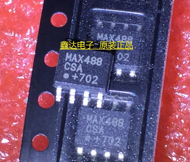 10 шт./лот MAX488CSA MAX488 SOP8 RS-422/RS-485