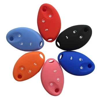 

Car Key Case Fob for Citroen C3 C4 C5 C6 C8 Xsara Picasso Protect Silica Gel Car Key Cover Case for Keychain Alarm Flip Key