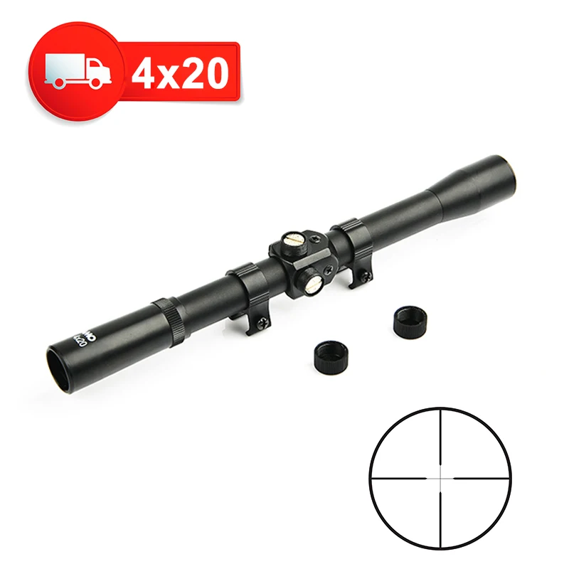 

4x20 Hunting Riflescopes Holographic Sight Tactical Optics Airsoft Air Guns Shooting Scopes Sniper Reticle Pistol Reflex Sight