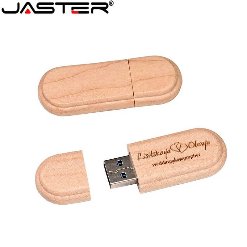 JASTER(10 шт. бесплатный логотип) логотип клиента лазерная гравировка деревянный+ коробка Флешка 8 ГБ 16 ГБ 32 ГБ 64 Гб USB флеш-накопитель фотография подарок