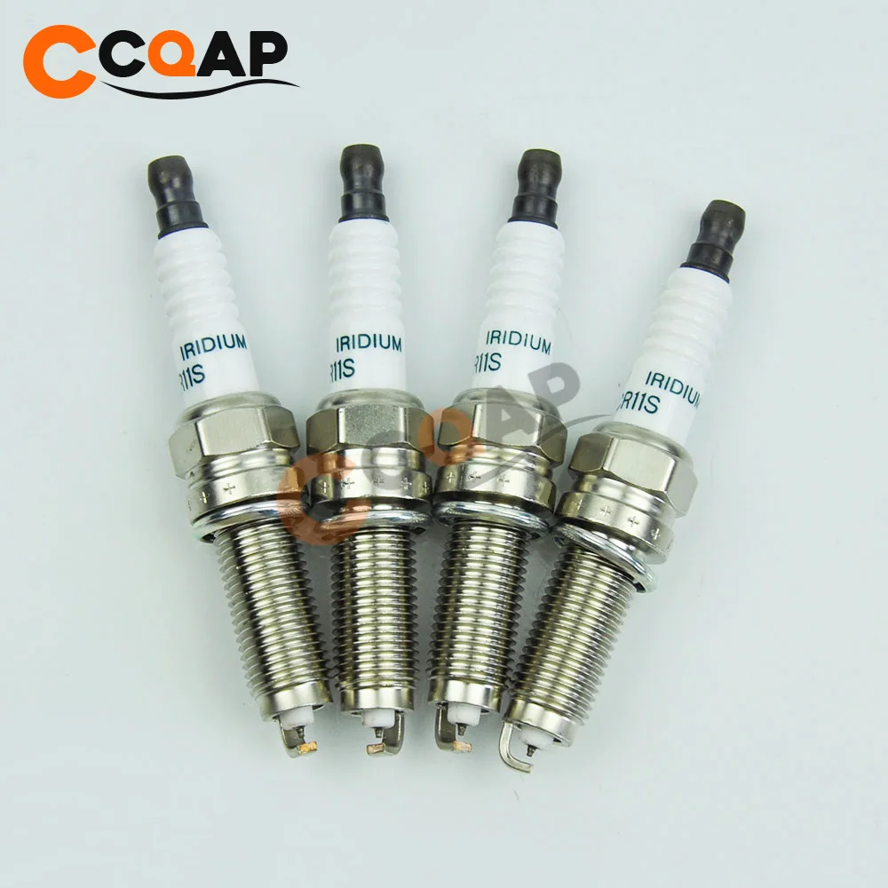Иридиевая Свеча зажигания 4x 12290 R40 A02 SXU22HCR11S для Honda Accord Civic Acura ILX MDX RL A01 12290R40A02|Свечи