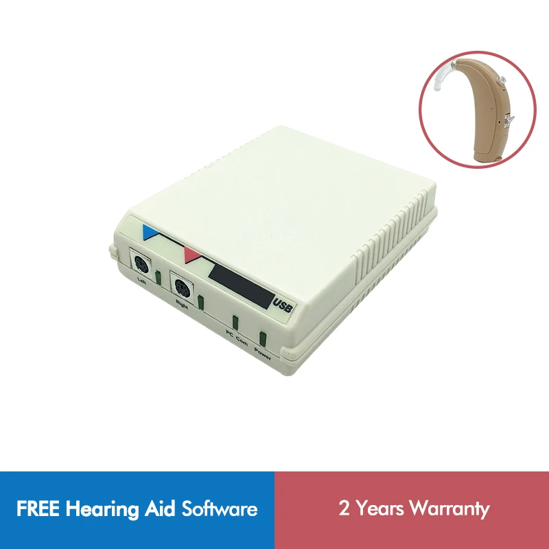 5X Hipro 2 Digital Hearing Aid Programming Machine Programmer Compatible All digital Hearing Aids Siemens Resound hi-pro usb 5