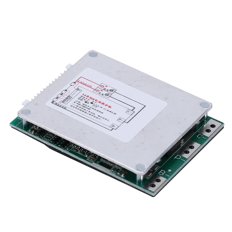 14S 52V 35A литий-ионная Lipolymer батарея Защитная плата BMS печатная плата с балансом для EBike EScooter