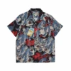 BOB DONG One Hundred Tigers Hawaiian Shirts Men Tropical Aloha Short Sleeve 1