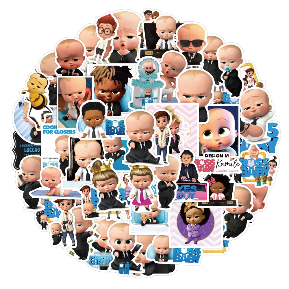 10 30 50pcs the boss baby sticker diary handmade adhesive paper flake sticker laptop scrapbooking pegatinas stationery stickers ballons accessories aliexpress