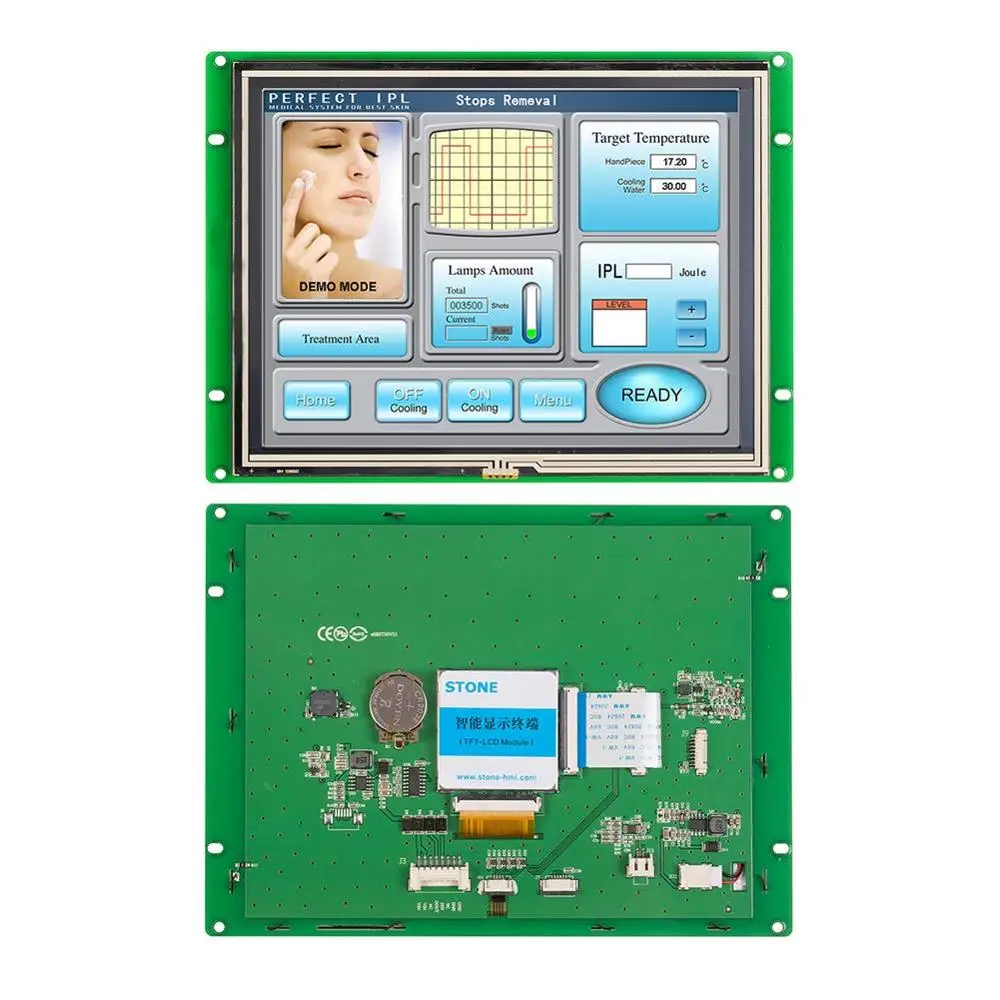 8 дюймовый модуль HMI STONE TFT LCD с сенсорной панелью + плата контроллера программное