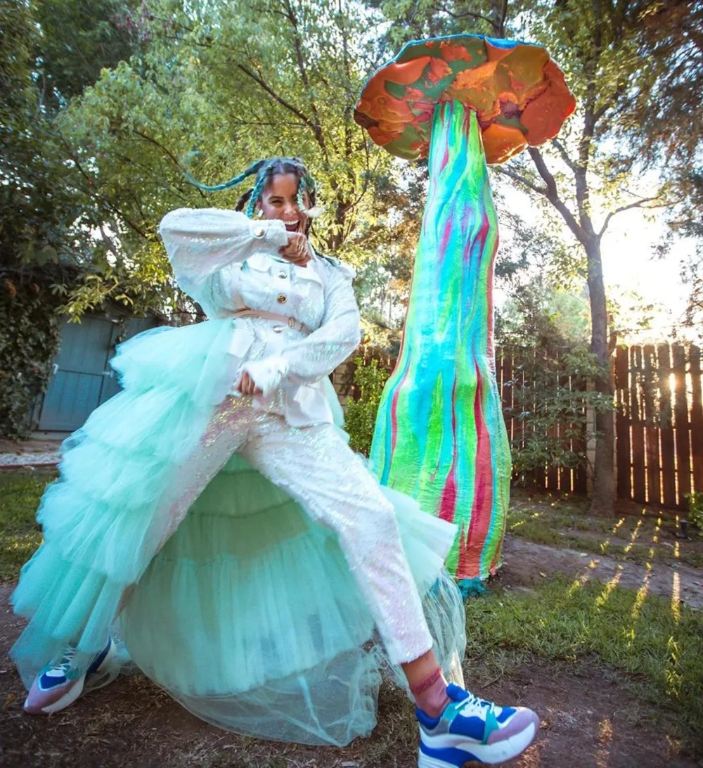 New-Trendy-Mint-Green-Long-Women-Tulle-Overskirt-2020-Ruffles-Tiered-Tulle-Skirts-Detachable-Train-Tutu