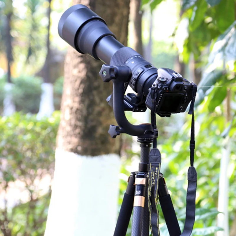 Профессиональная камера Gimbal Штативная головка для большой емкости камеры телеобъектив 1/4 винт 48 мм диаметр
