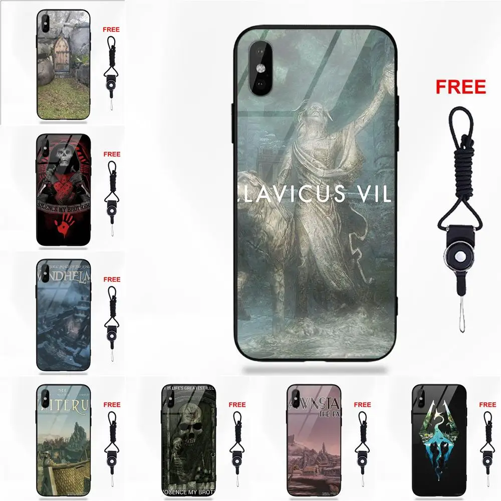 Для Apple iPhone 5 5C 5S SE 6 6S 7 8 Plus X XS Max XR силиконовая ТПУ Рамка из закаленного стекла Чехлы