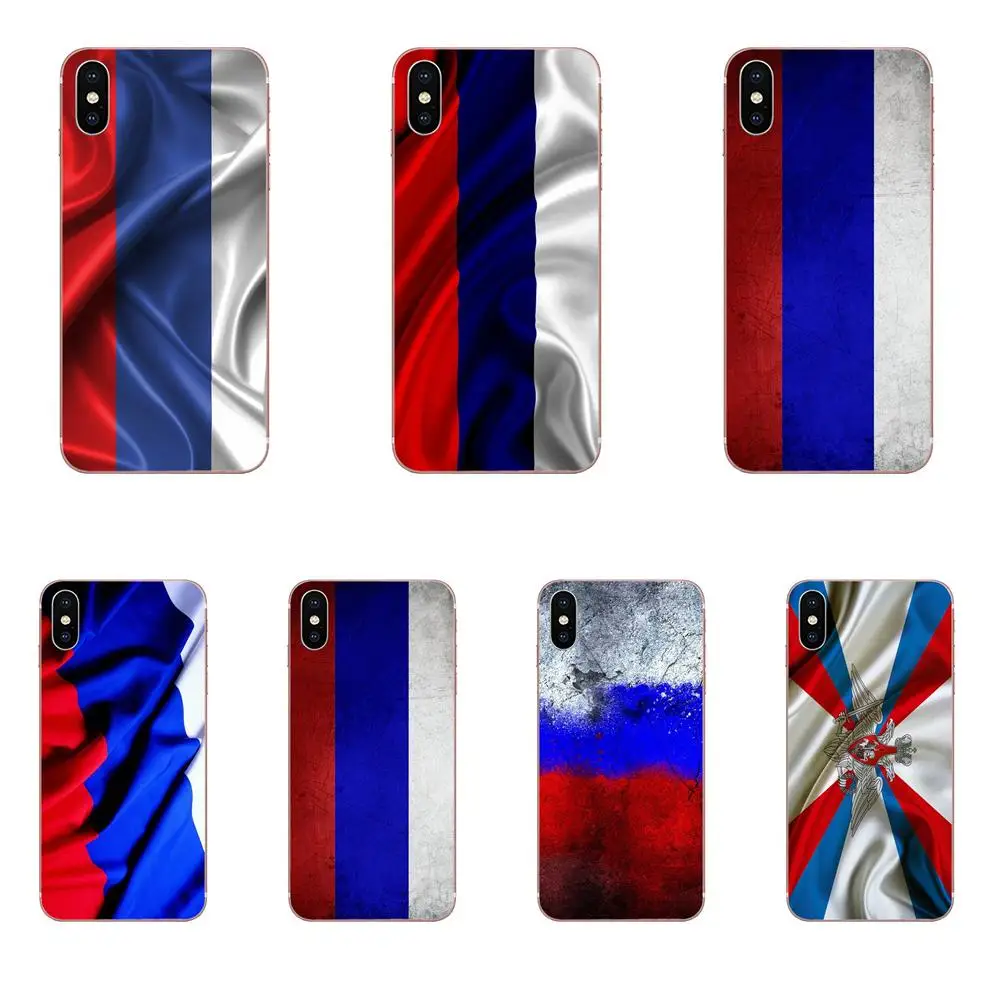 Мягкий хипстерский чехол с российским флагом для Huawei P7 P8 P9 P10 P20 P30 Lite Mini Plus Pro Y9 Prime P