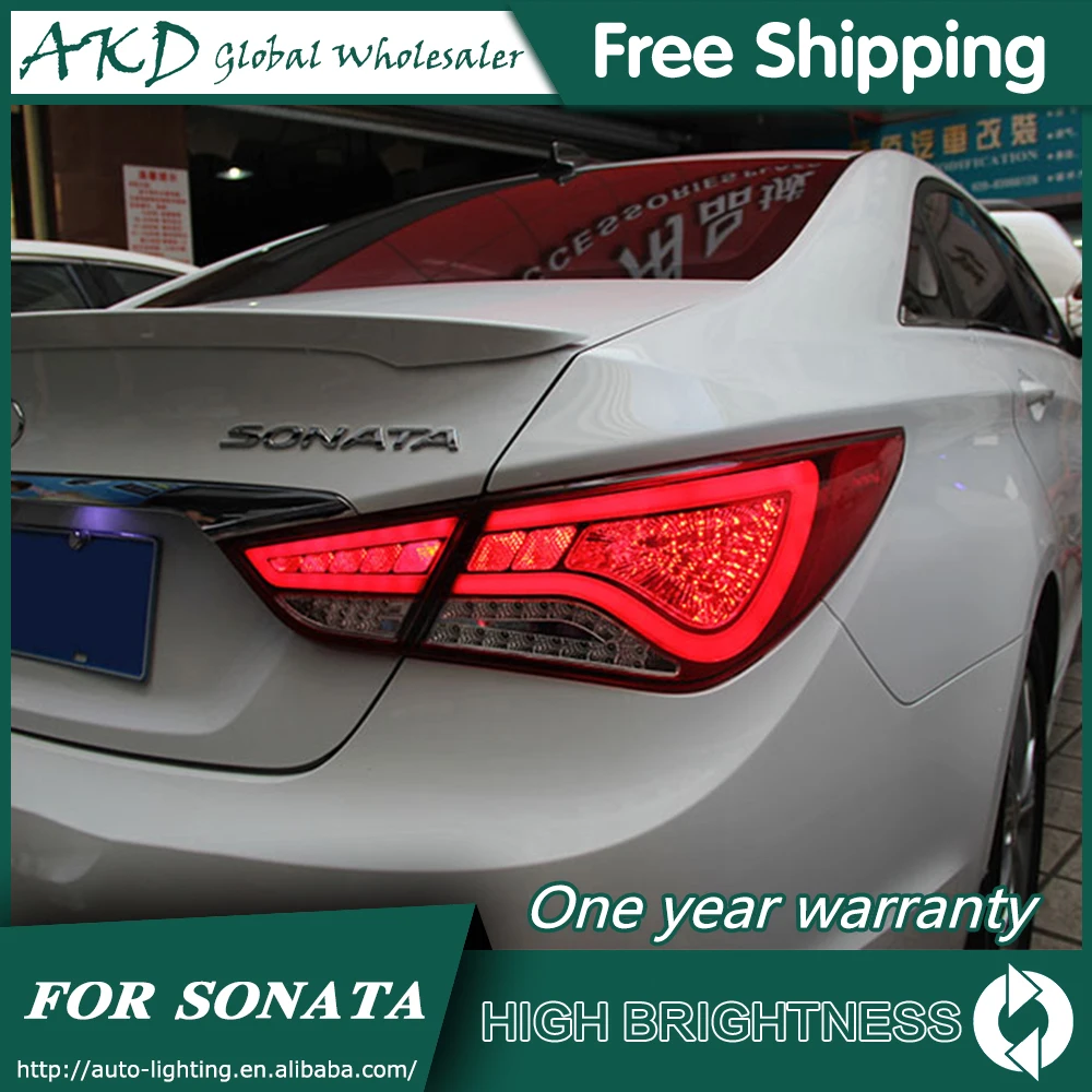 Задний фонарь для автомобиля Hyundai Sonata8 MK8 2011-2016 светодиодные противотуманные фары