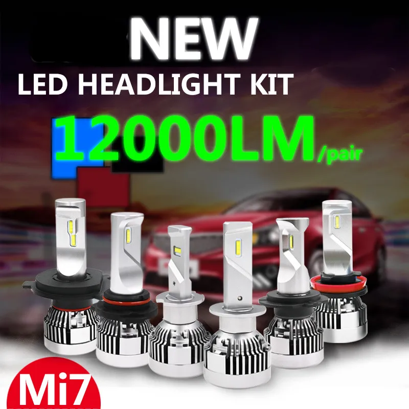2 шт. автомобисветодиодный светодиодные лампы 60 Вт 9005 лм H7 H4 H11|Передние LED-фары для