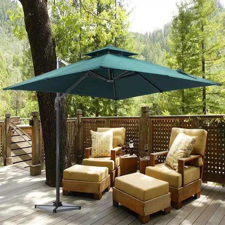 Patio Umbrella 3mx3m Square Umbrella Garden Outdoor Sun Umbrella Patio Umbrellas Bases Aliexpress