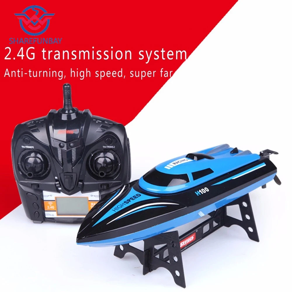 

Tianke H100 remote control boat speed fast rowing boat high speed water cooled remote control speedboat