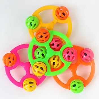 

Lovely Baby Kids Rattles Hand Bell Plastic Early Educational Toy Infant Newborn Grasp Toys Musical Toy Baby Gift