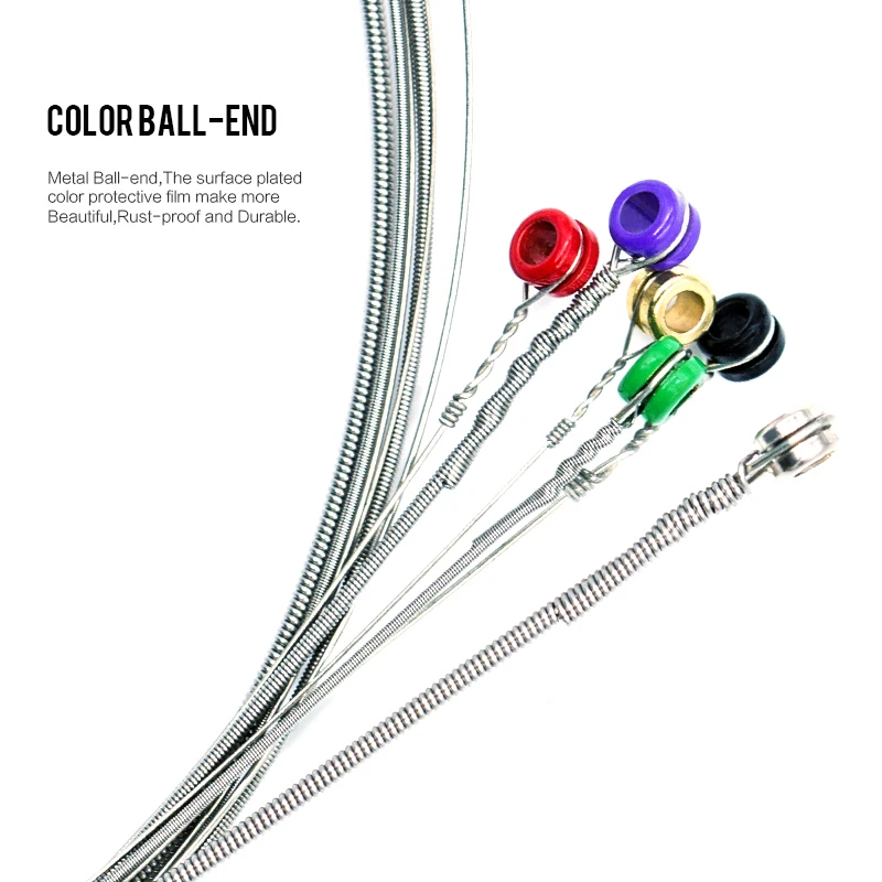 Electric Guitar Strings Orphee Metal Electric Guitar Strings Set RX Series Practiced Hexagonal Carbon Steel 6 String For Guitar Parts Musical Instrument