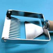 1* Стальная пчелиный улей вилка для меда Скребок Лопата принадлежности для пчеловодства