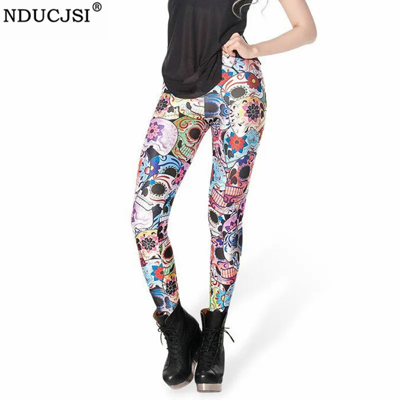 

NDUCJSI Women Digital Print Leggings High Waist Cartoon Workout Leggings Push Up Leggins Mujer Fitness Leggings Women'S Pant