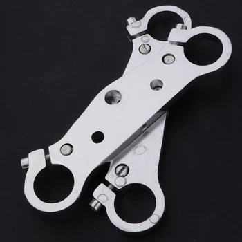 

25mm Front Fork Lower Upper Triple Tree Stem Clamp For 49cc Mini Pocket Bike