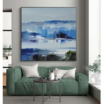 

DAFEN JINGMO ModerAbstract Art Large size Oil Painting On Canvas Art Wall Painting For Living Room wall pictures Home Decoration