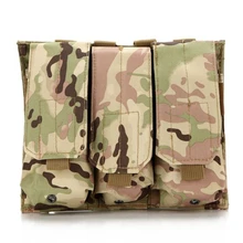 Тактическая Сумка Molle с тройным зажимом, карман, съемный, на талии, многофункциональные аксессуары камуфляжного цвета